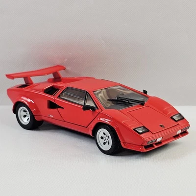 Литой автомобиль Franklin Mint 1985 Lamborghini Countach красный 5000 S масштаб 1:24 - Изображение 1 из 4