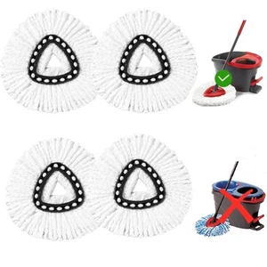 6 Pack Mop Head Replacement Compatible with Ocedar Triangle Swivel Mops,Spin ... - Picture 1 of 7