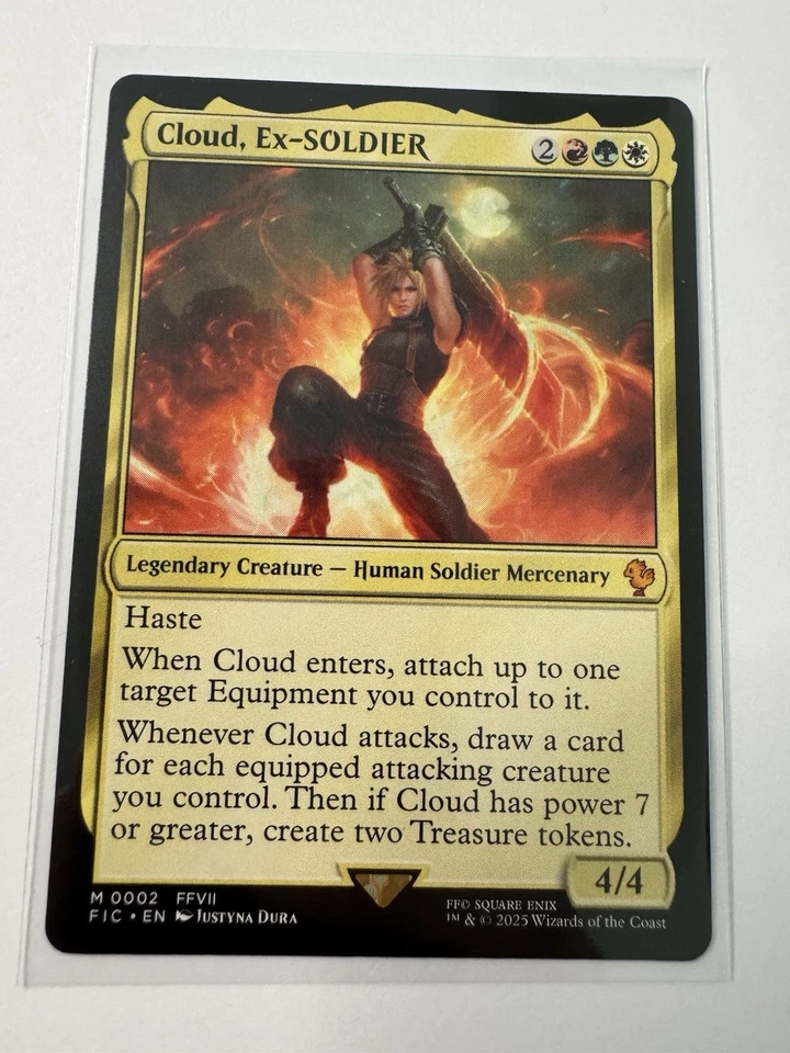 Cloud, Ex-SOLDIER ✅ Final Fantasy ✅ Magic The Gathering (mtg) - Image 1 of 1