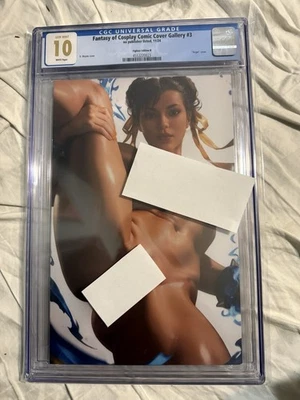 FANTASY of Cosplay CHUN LI RARE CGC 10 GEM cosplay LTD/100 Full Chase GRAIL - Image 1 of 3