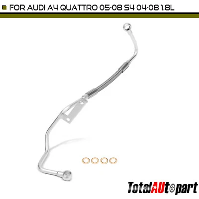 Масляный трос турбокомпрессора для Audi A4 Quattro 2005-2008 S4 2004-2008 1,8 л 3,2 л 4,2 л - Изображение 1 из 4