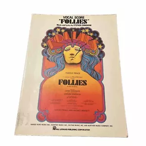 1971 Follies, Sondheim Broadway Musical Vocal Selections Music Book-Byrd Cover - Picture 1 of 8