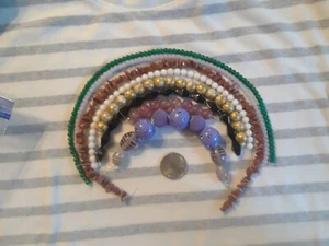 Glass Bead Strands Lot #48 - 8 Strands of Beads - Picture 1 of 4