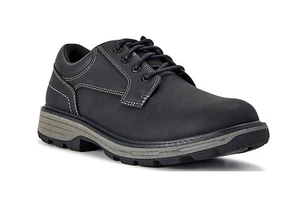 George Men's Memory Foam Black Casual Rugged Durable Lace-up Boots Shoes: 7-13 - Picture 1 of 6