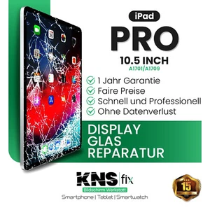 Vitre avant iPad Pro 10.5" réparation vitre écran remplacement ✅ 24 heures | pas cher - Photo 1/5