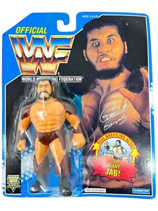 GIANT GONZALES MOC OVP Originalverpackt 1993 HASBRO WWF WWE INKgrafiX TOYS A343 - Picture 1 of 8