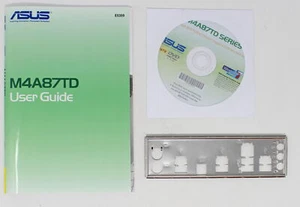 ASUS M4A87TD - SET Handbuch ATX IO Shield Slotblende Treiber CD (#16932) - Bild 1 von 1