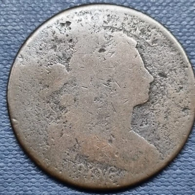 1806 Draped Bust Large Cent 1c Circulated #82327 - Image 1 of 2