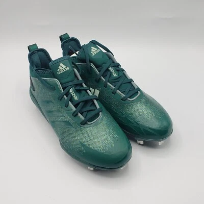 Chuteiras de beisebol masculinas Adidas Adizero Afterburner 7 V verde brilhante AQ0094 - Imagem 1 de 4