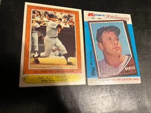 Lot of 2 - Mickey Mantle Collectors Cards New York Yankees - Picture 1 of 1