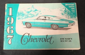 1967 Chevrolet Owners Manual Operation & Maintenance Instructions - Picture 1 of 4