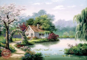 Anatolian Arbor Cottage 260 Piece Jigsaw Puzzle By Sung Kim - Picture 1 of 2