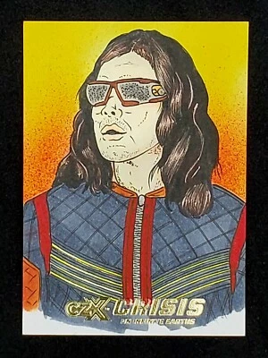Cryptozoic CZX Crise Sur Les Cisco Ramon Infini 1/1 Croquis Par Rusty Gilligan - Photo 1/3