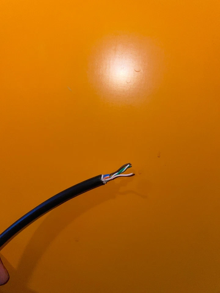 Cable blindado Cat5e telecomunicaciones cobre desnudo 51 pies Foto 1 de 1