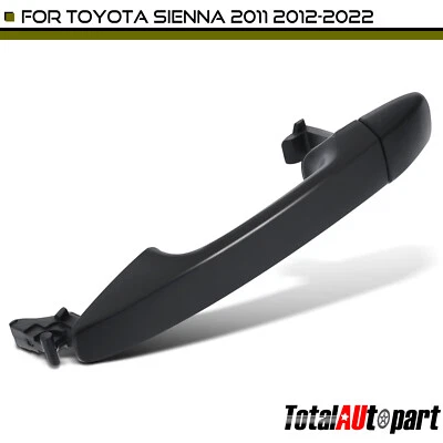 Черная внешняя дверная ручка с чехлом для Toyota Sienna 2011-2022 задняя левая/правая - Изображение 1 из 4