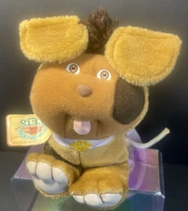 1986 Cavolo Patch Bambini Animali Marrone Maculato Cane Viola Guinzaglio Appendere Tag Vintage - Foto 1 di 19