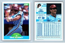Mike Schmidt - Phillies #149 Score 1989 Baseball Trading Card