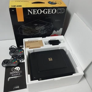 NEO GEO CD Front Loading Japanese Console SNK #017055 with box Import Japan - Picture 1 of 17
