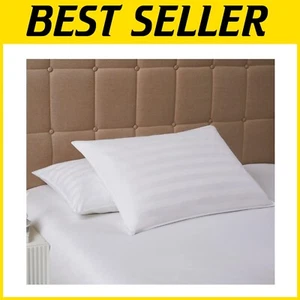 Ultra Soft Hypoallergenic Queen Pillow for Stomach Sleepers - Machine Washable - Picture 1 of 9