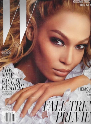 W Magazine Joan Smalls Fashion Chic Trousers Geometric Prints Sexy Hair 2012 - Image 1 of 4