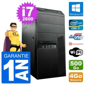 PC tour LENOVO M91p Intel Core i7-2600 RAM 4Go Festplatte 500Go Windows 10 Wifi - Bild 1 von 3