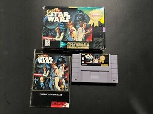 Super Star Wars - Super Nintendo (SNES, 1996) Complete CIB *Players Choice*