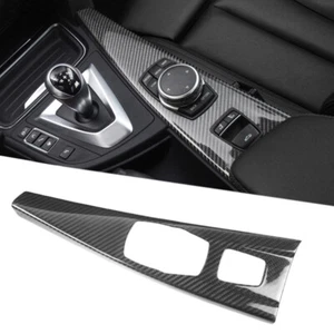 Für BMW 4er F33 M4 F83 2013-2017 Echt Kohlefaser Multi-Media Button Panel Trim - Bild 1 von 15