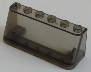 LEGO - Parabrisas / Parabrisas 2 x 6 x 2, transp. negro # 4176 - Imagen 1 de 1