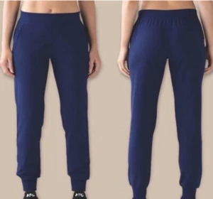 Pantalones deportivos Lululemon para mujer talla 4 Get Ready Jogger Hero azul bolsillos - Imagen 1 de 9