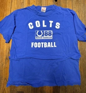 Sweat Indianapolis Colts Marvin Harrison #88 Tee Shirt Size Xl True To Size - Picture 1 of 3