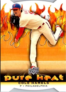 2010 Upper Deck Pure Heat #PH-4 Cole Hamels Insert Philadelphia Phillies MLB - Picture 1 of 2