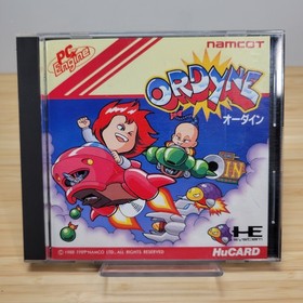 Vintage Ordyne PC Engine HuCARD Japan Namcot NEC Game 1989 Shooter Namco