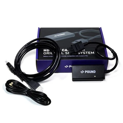 POUND HD Link Cable for Original Super Nintendo SNES - HDMI Cable with RGB - Image 1 of 4
