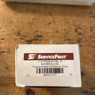 Trane ~ BAYSENS119A ~ SEN01577 ~ Zone Sensor ~ X13790884-01 Rev G ~ New Open Box - Image 1 of 3