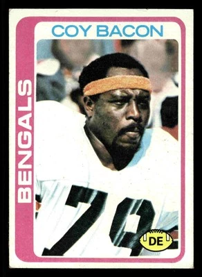 1978 Topps Coy Bacon #135 - Cincinnati Bengals - Image 1 of 2