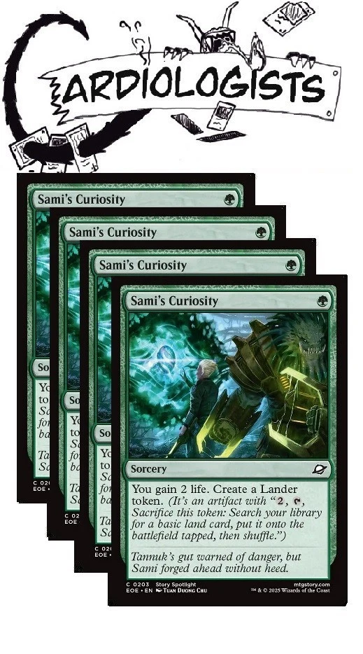 Sami's Curiosity x4 | Magic the Gathering MTG | Edge of Eternity | NM - Image 1 of 1