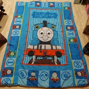 Vintage 2001 Thomas The Train Twin Comforter Bed Blanket Warm and Soft 85x59 - Picture 1 of 3