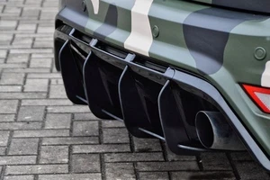 Addon diffusore paraurti posteriore con nervature / alette per Ford Focus MK2 RS - Imagen 1 de 5