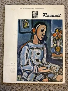 Libro d'arte vintage Abrams 1952 - Rouault - Foto 1 di 3