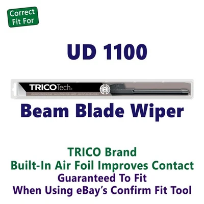 Escobilla limpiaparabrisas (cantidad 1) haz compatible con 1989-1991 UD 1100-19180 Foto 1 de 4