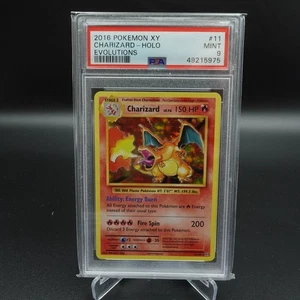 PSA 9 MINT POKEMON CHARIZARD HOLO RARE XY EVOLUTIONS 2016 #11 CARD - #2 - Picture 1 of 2