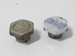 Triumph Tiger Cub H1065 Heavyweight Fork Stanchion Top Cap Nuts Secondhand ' - Picture 1 of 10