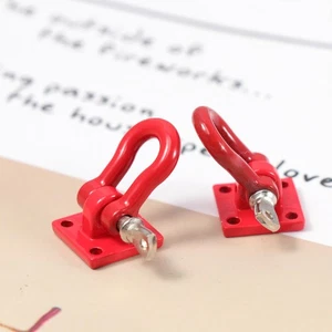  2Pc Universal U Shape Ring Track Racing Style Tow Hook Decoration for Any Car - Bild 1 von 12