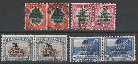 K.U.T.  1941  set of 4 pairs used Cover