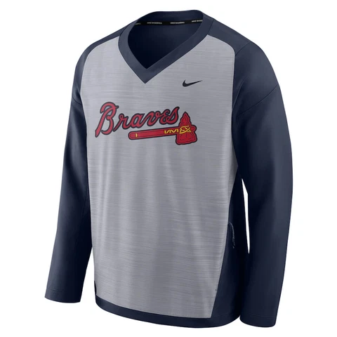 Nike Atlanta Braves Jacket Windbreaker Mens Size S NWT$75 Free Shipping Cover