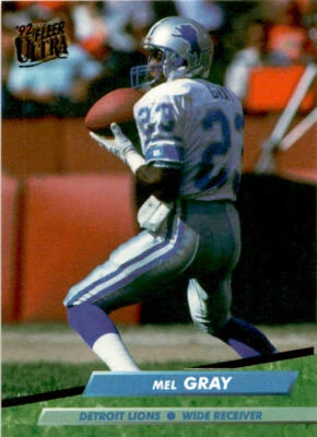 1992 Ultra Mel Gray #116 Detroit Lions - Image 1 of 2