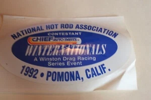 1992 NHRA WinterNationals Official Contestant Decal - Picture 1 of 1