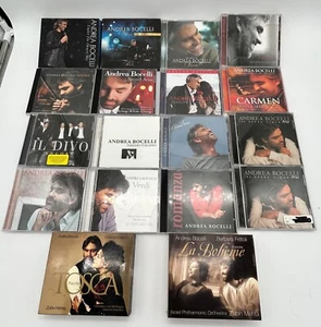 ANDREA BOCELLI Lot of 18 CD'S INCLUDING: SOGNO, ANCORA, BOX SETS & MORE! - Picture 1 of 5