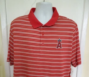 Los Angeles Angels Polo Shirt Mens XL with TX3 Cooling for Heat MLB Baseball - Picture 1 of 6
