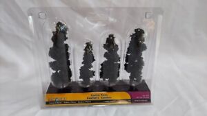 Woodland Scenics 4 Conifer Trees SP4151 / Model Scales and Hobbies / NEW